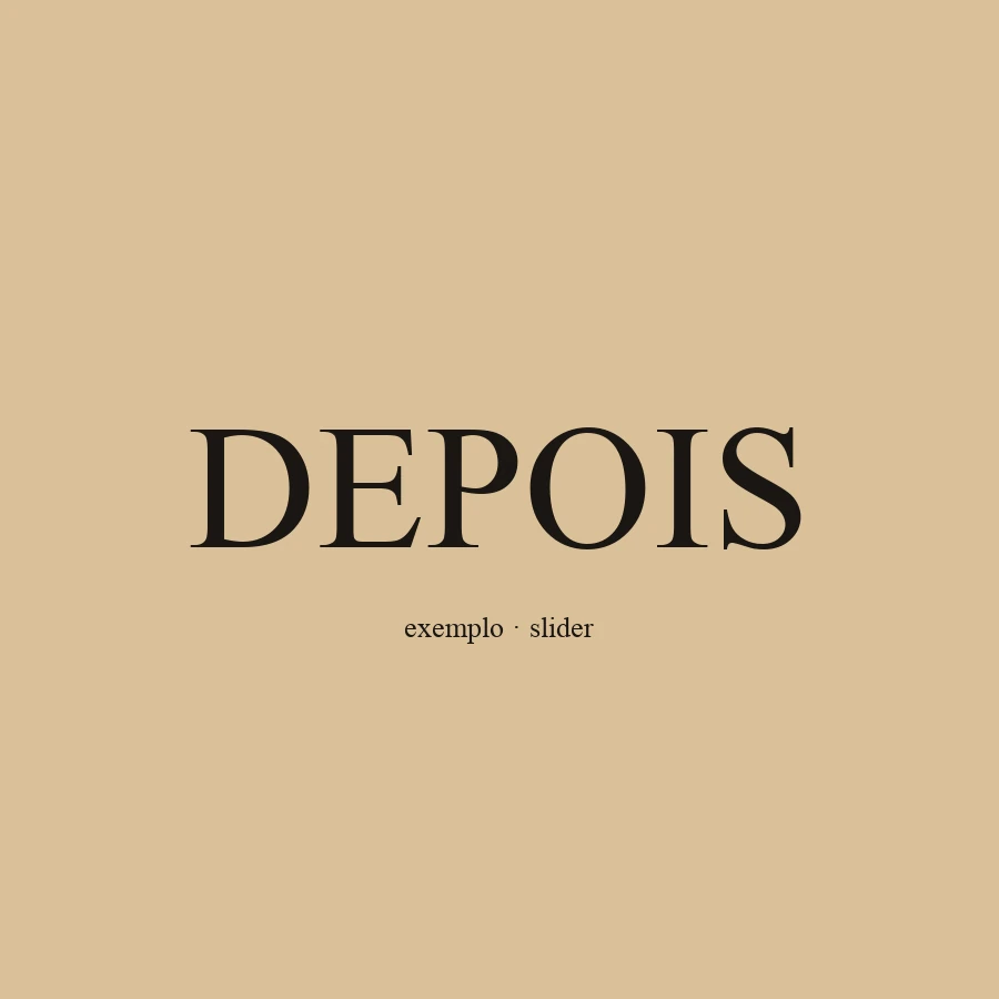 Depois (exemplo)